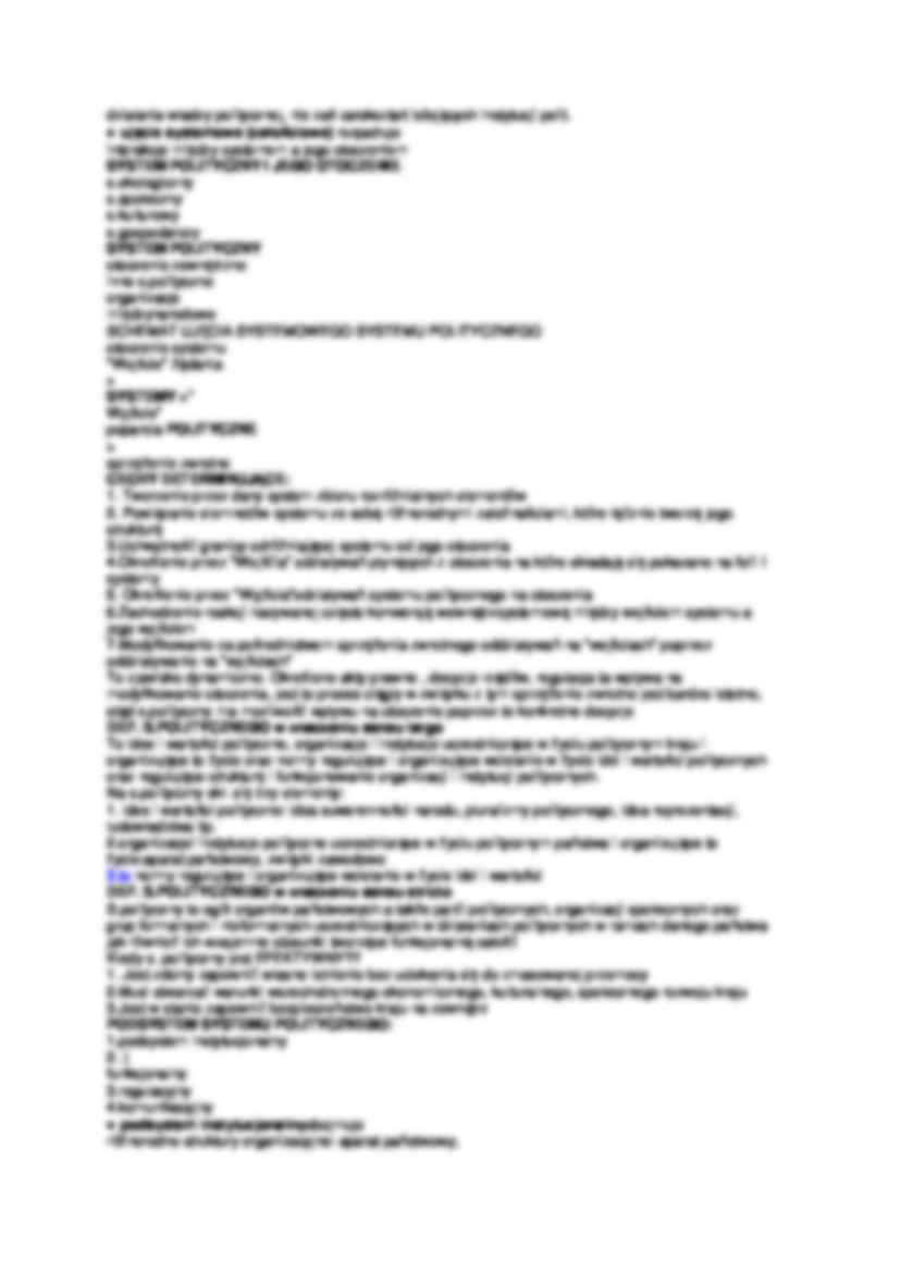 System polityczny- ujęcia definicyjne - strona 2