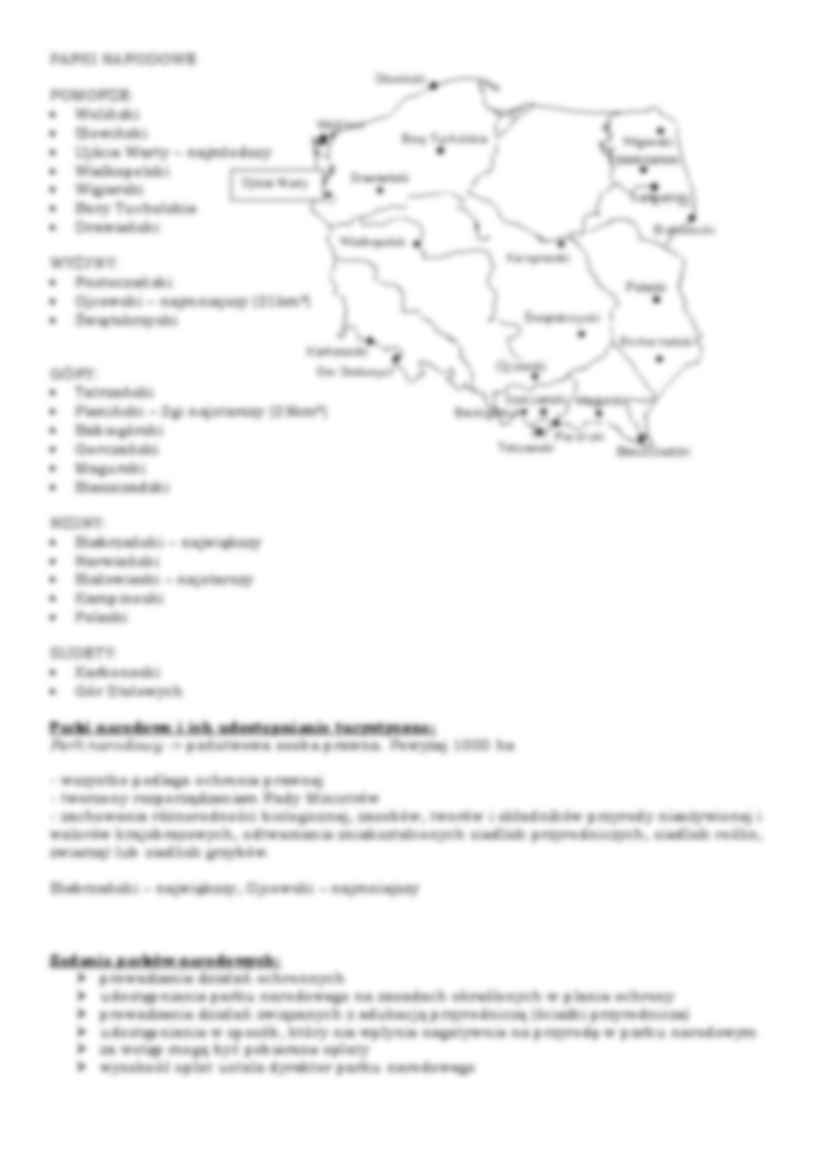 Turystyka na obszarach chronionych parki narodowe- wykłady - strona 3