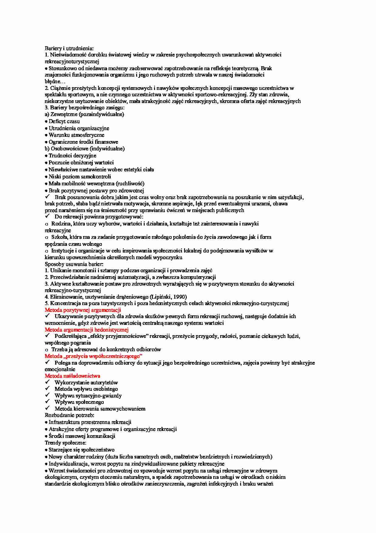Bariery i utrudnienia - strona 1