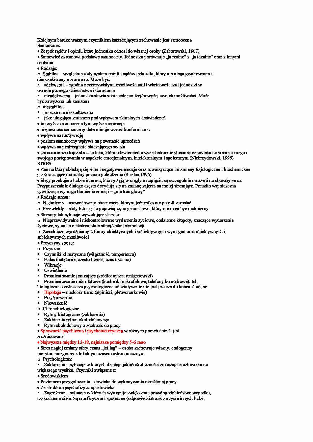 Czynniki kształtujące zachowanie i walory rekreacj - strona 1