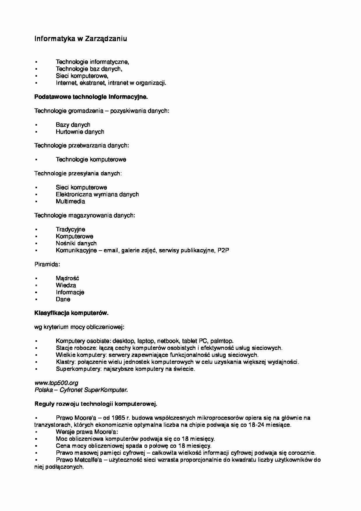 Podstawy - wykład - strona 1