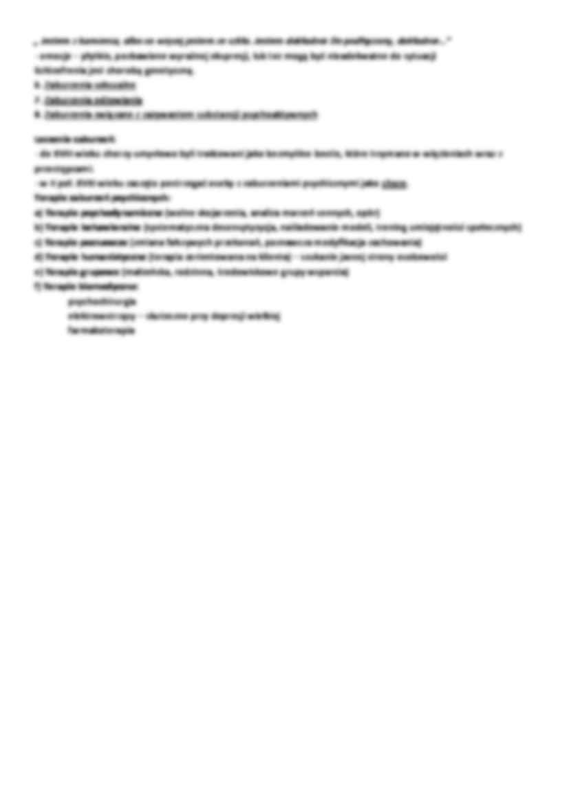 ZABURZENIA PSYCHICZNE - strona 3