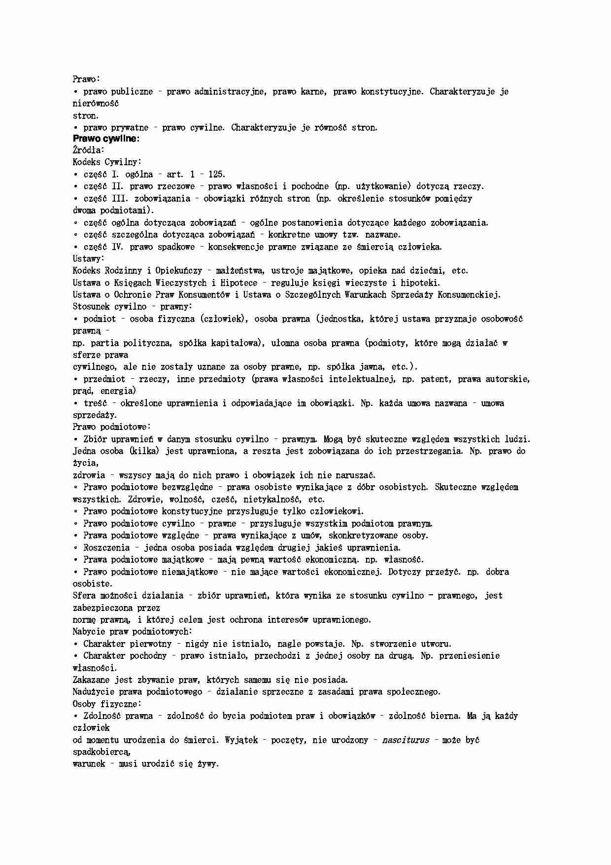 Osoby fizyczne i rzeczy - strona 1