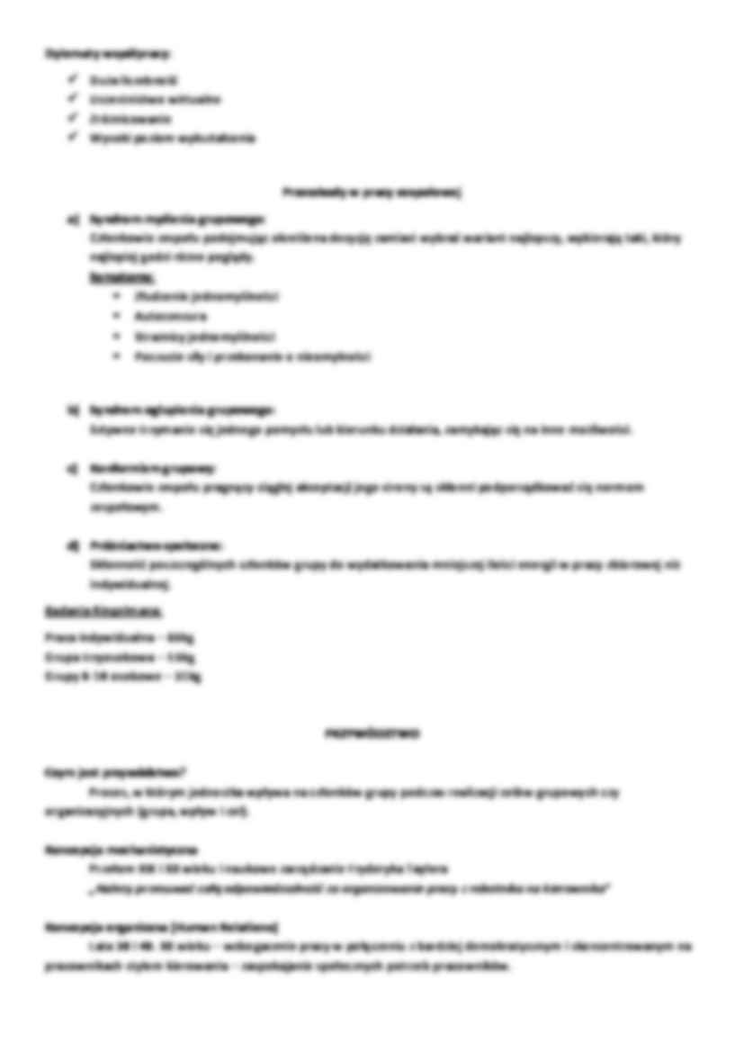 Zachowania organizacyjne w wymiarze grupowym - strona 3