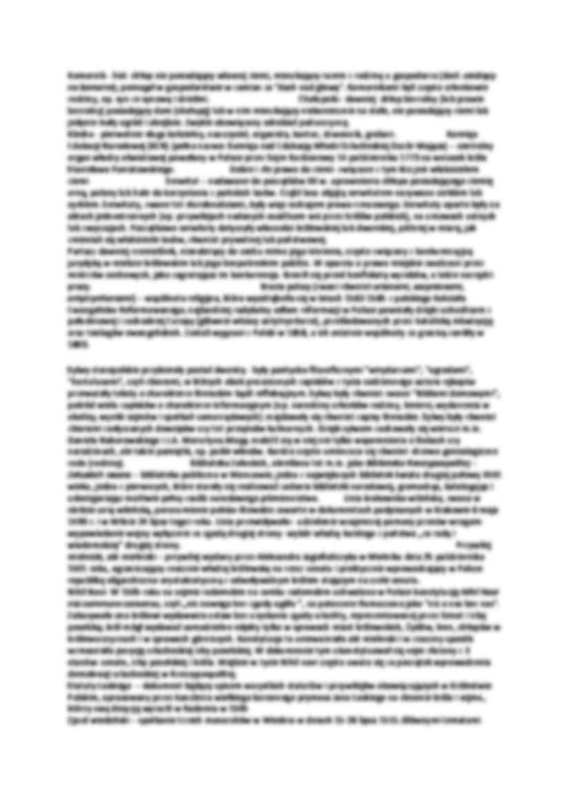 Nowożytna historia Polski- pojęcia - strona 2