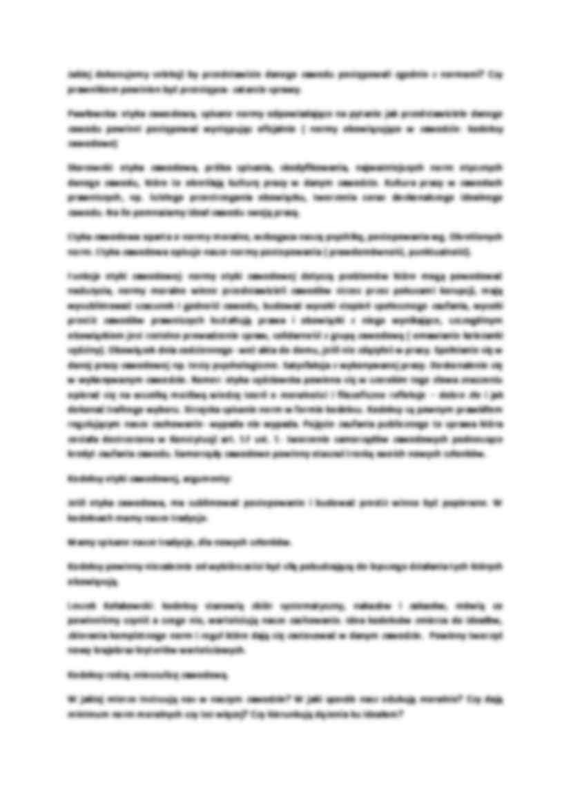 Normy moralne a zachowania - strona 3