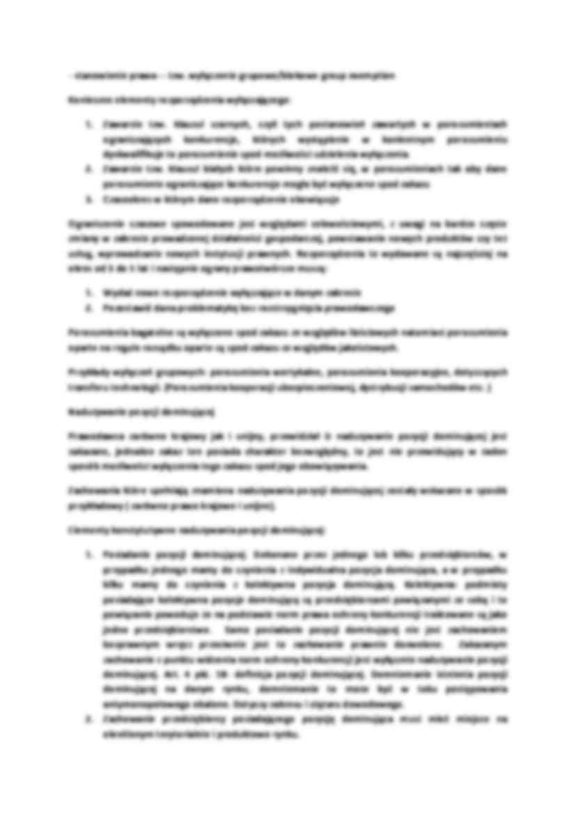 Prawo ochrony konkurencji. - strona 2