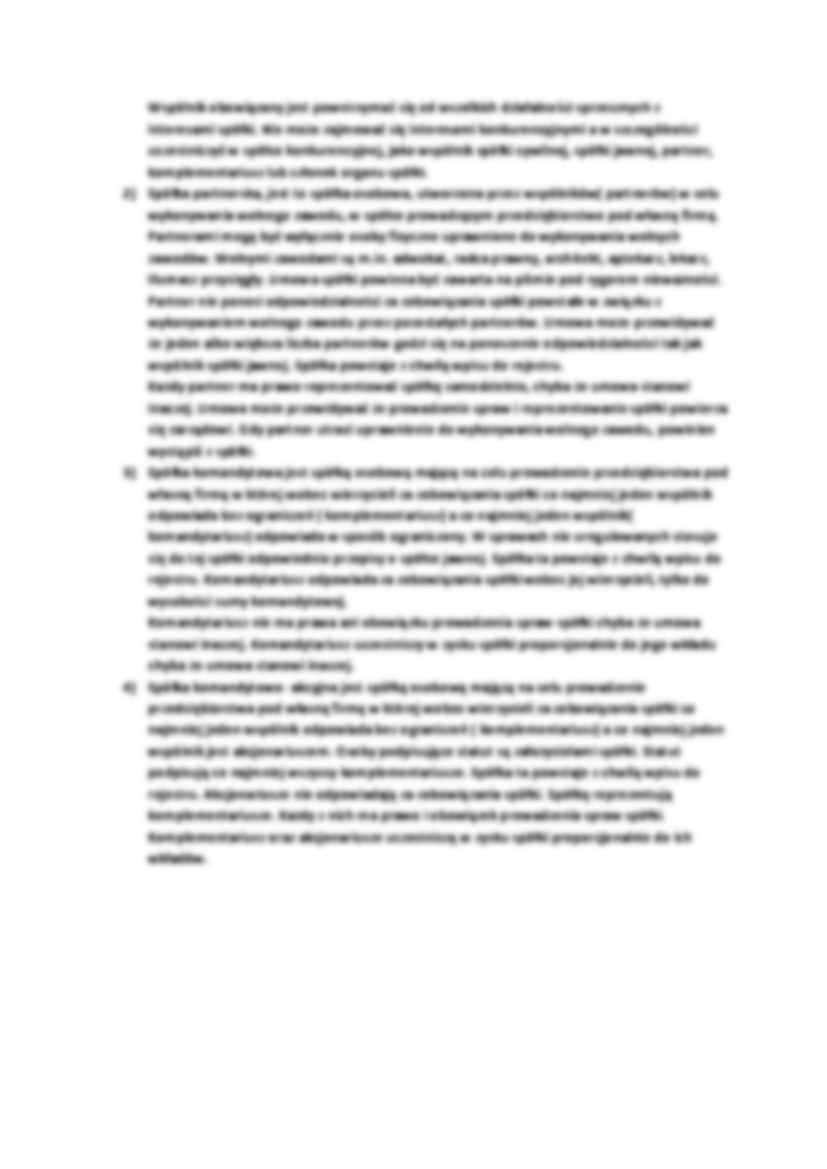 spółki osobowe - strona 2