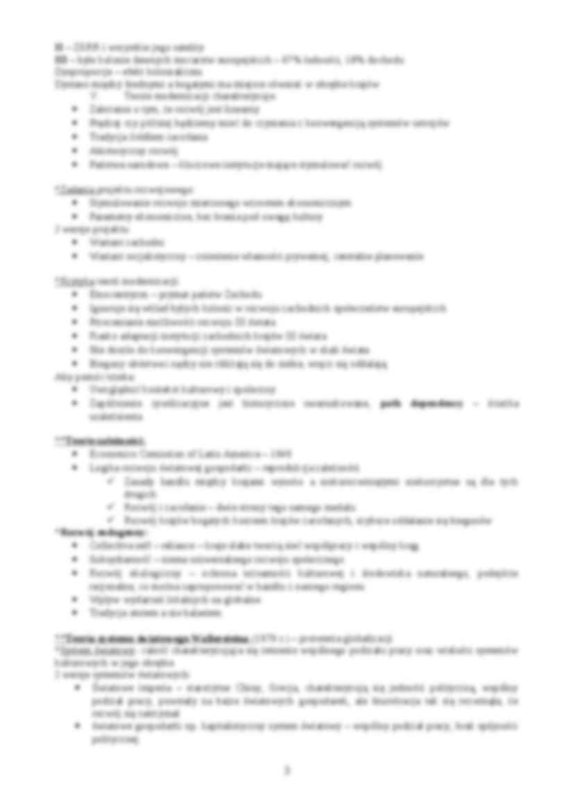 Od modernizacji do globalizacji wykłady - strona 3