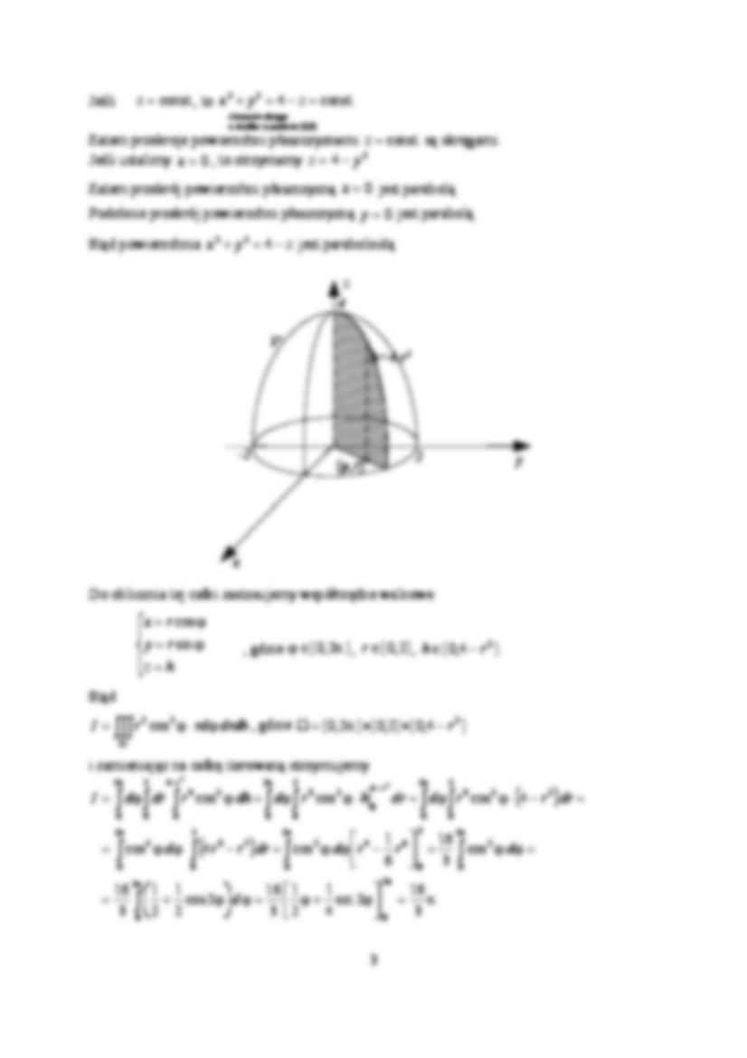 Całki potrójne część druga - strona 3