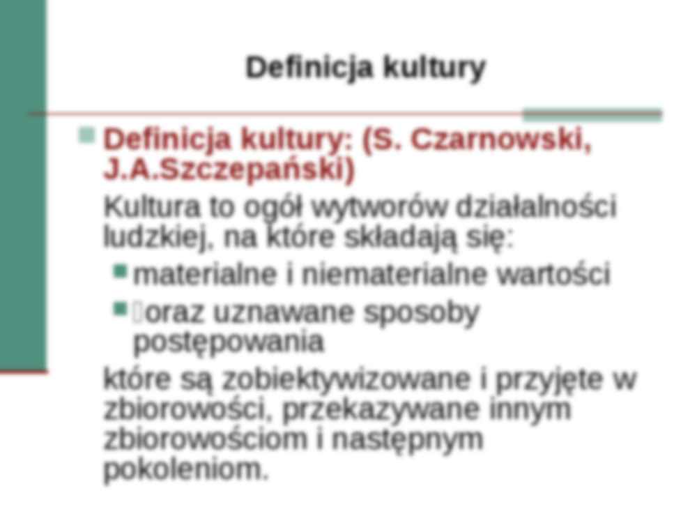 Wykład z socjologii o kulturze - strona 3