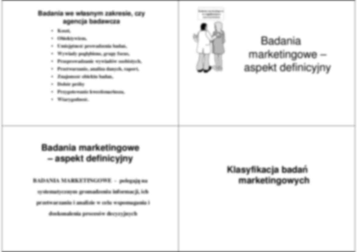 BADANIA MARKETINGOWE - klasyfikacja - strona 3