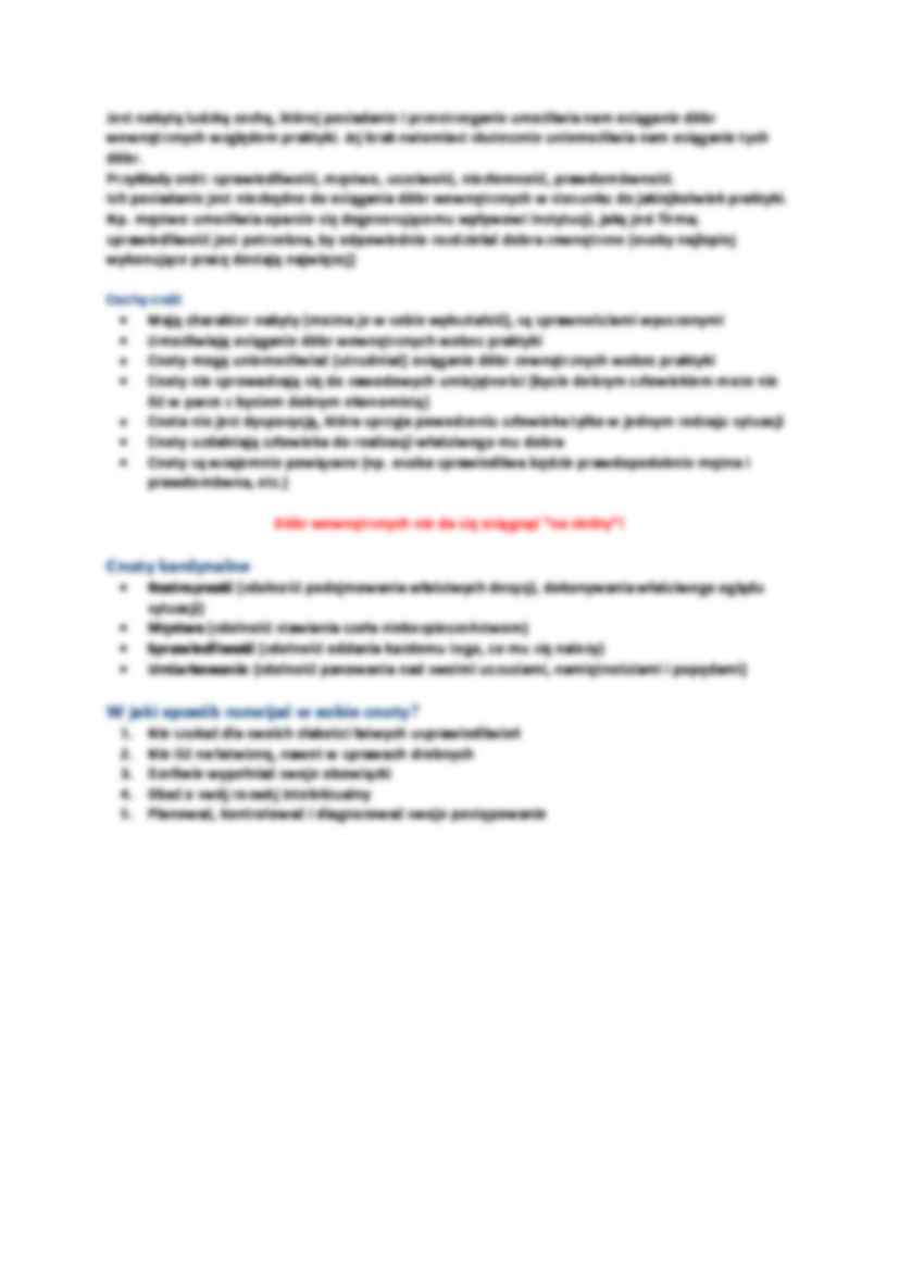 Typologia przedsiębiorców, cnota, doktryny - strona 3