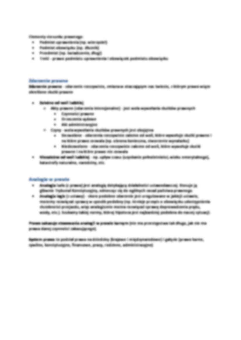  Normy prawne: podział. definicje - strona 2