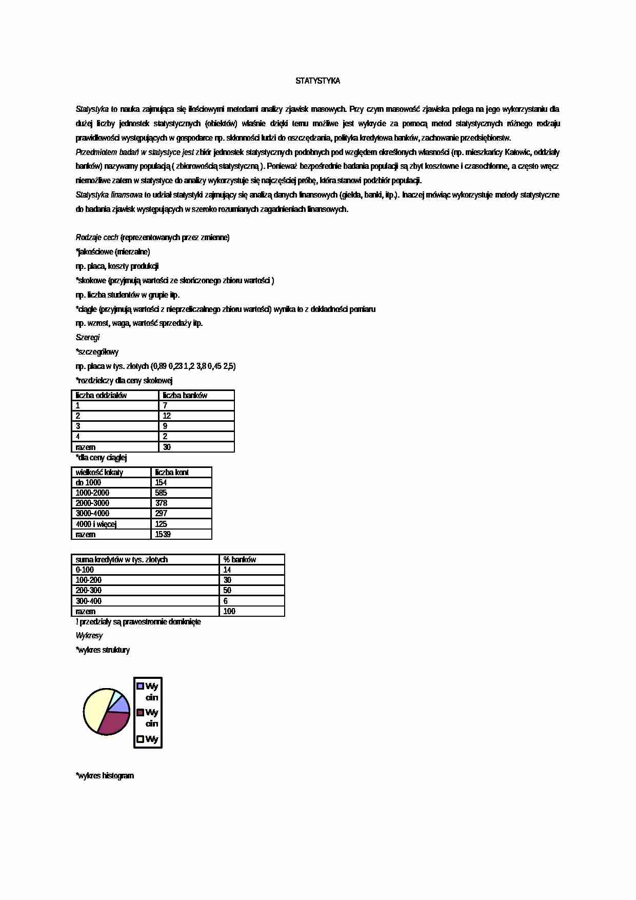 statystyka - teoria - strona 1