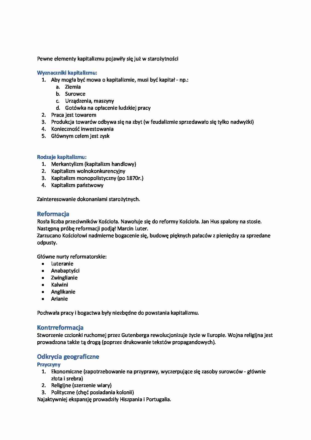 Kapitalizm i merkantylizm - strona 1