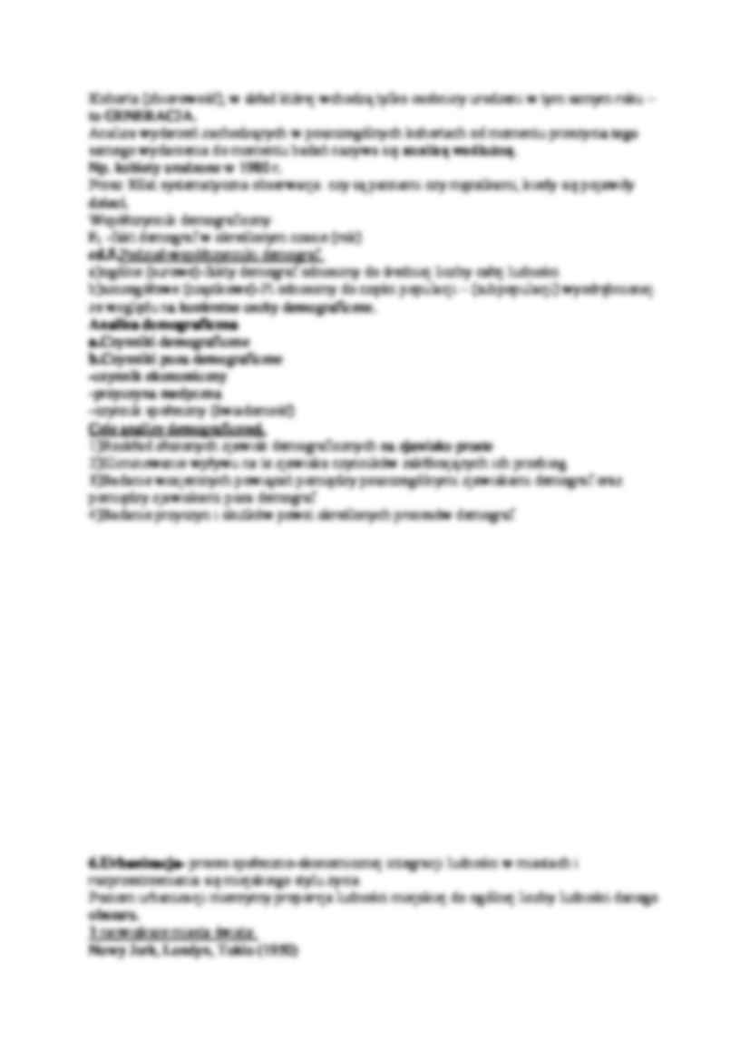 Demografia - podsumowanie informacji - strona 3