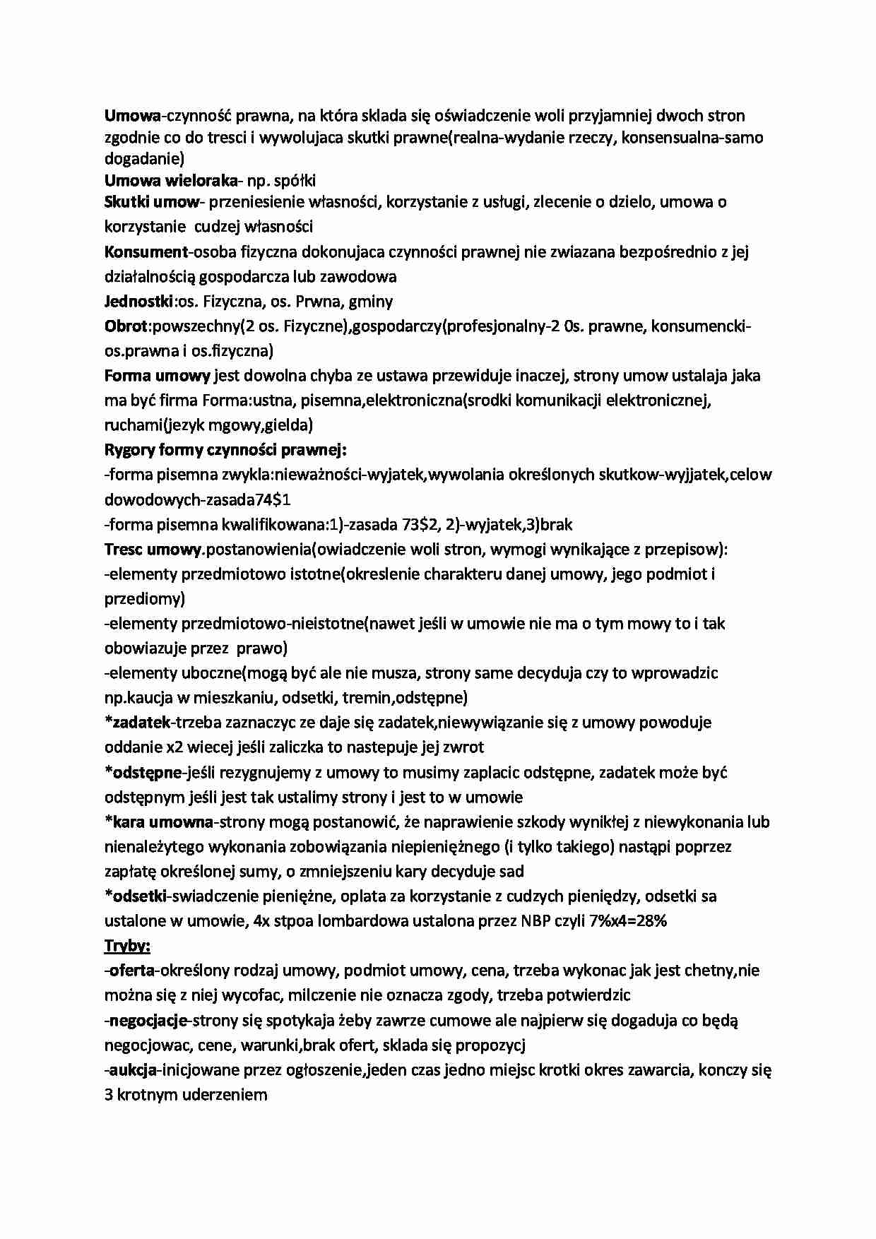 Prawo - podstawowe definicje - strona 1