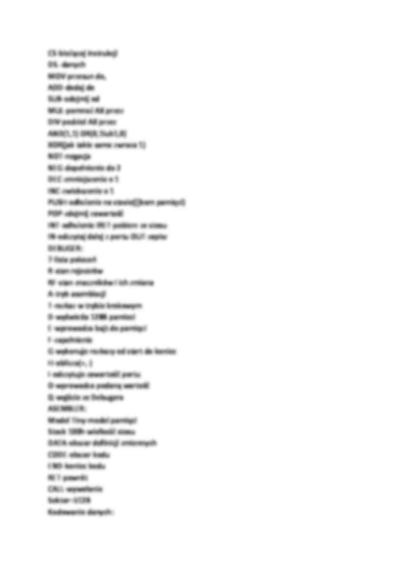 Urządzenia techniki komputerowej - informacje w skrócie - strona 2