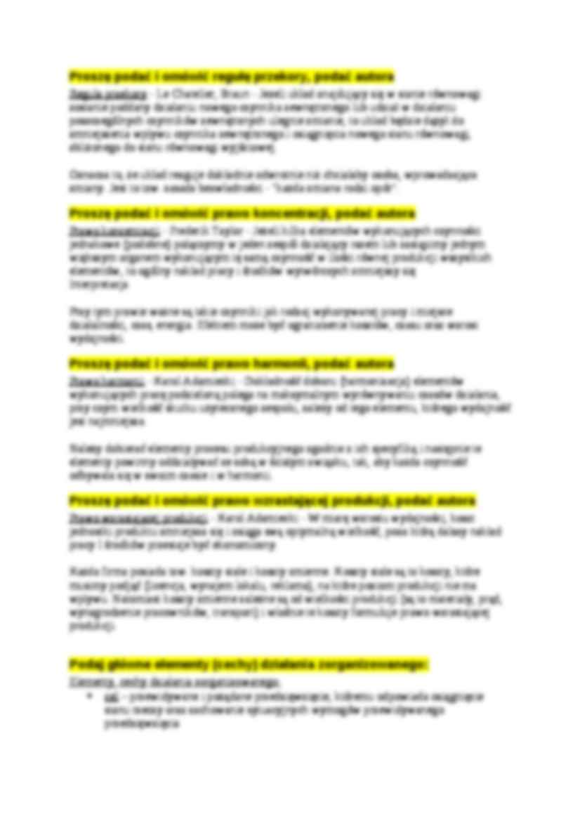 Opracowane zagadnienia do egzaminu - Organizacja - strona 2