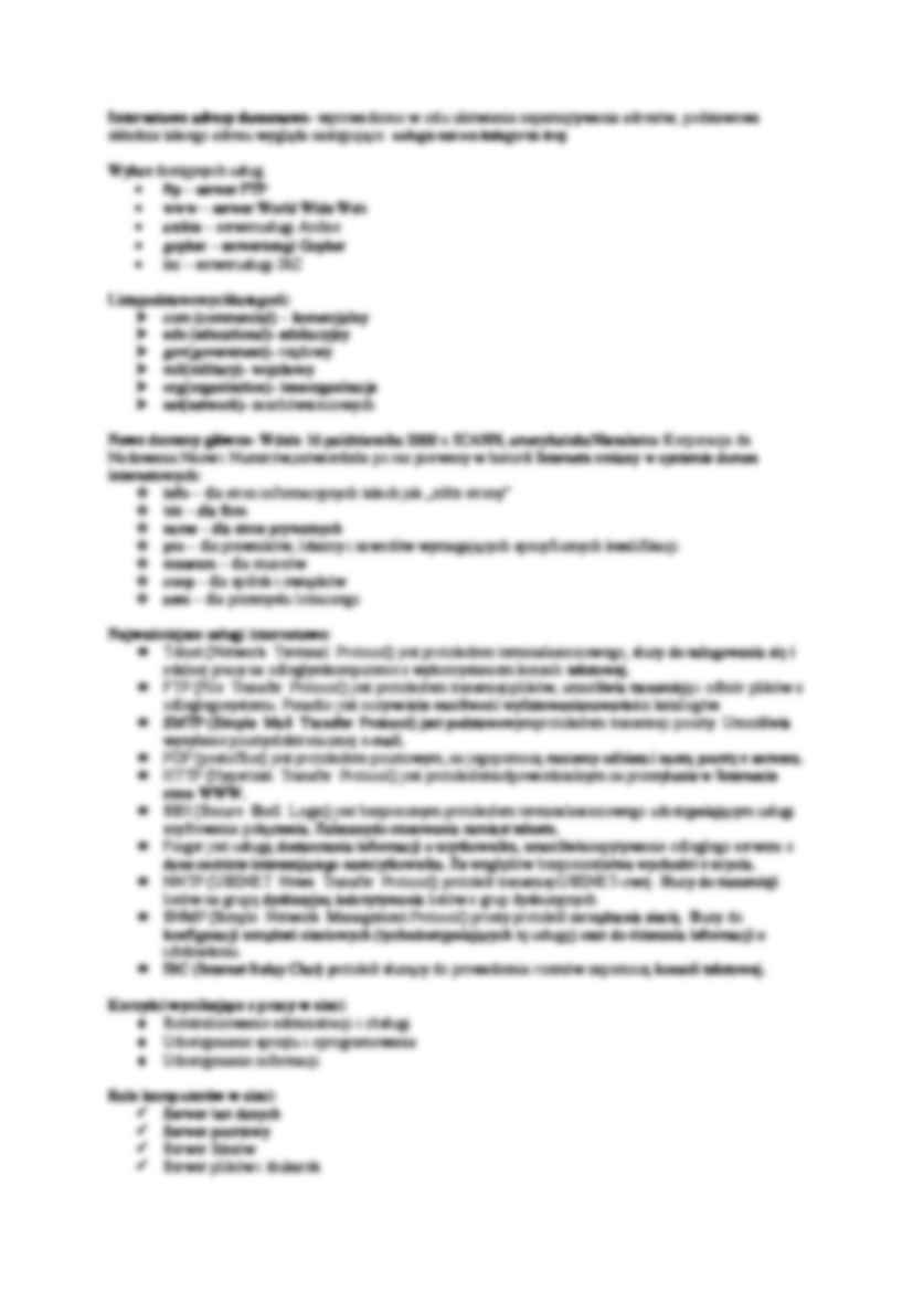 Sieci komputerowe - Sieć rozległa WAN - strona 3