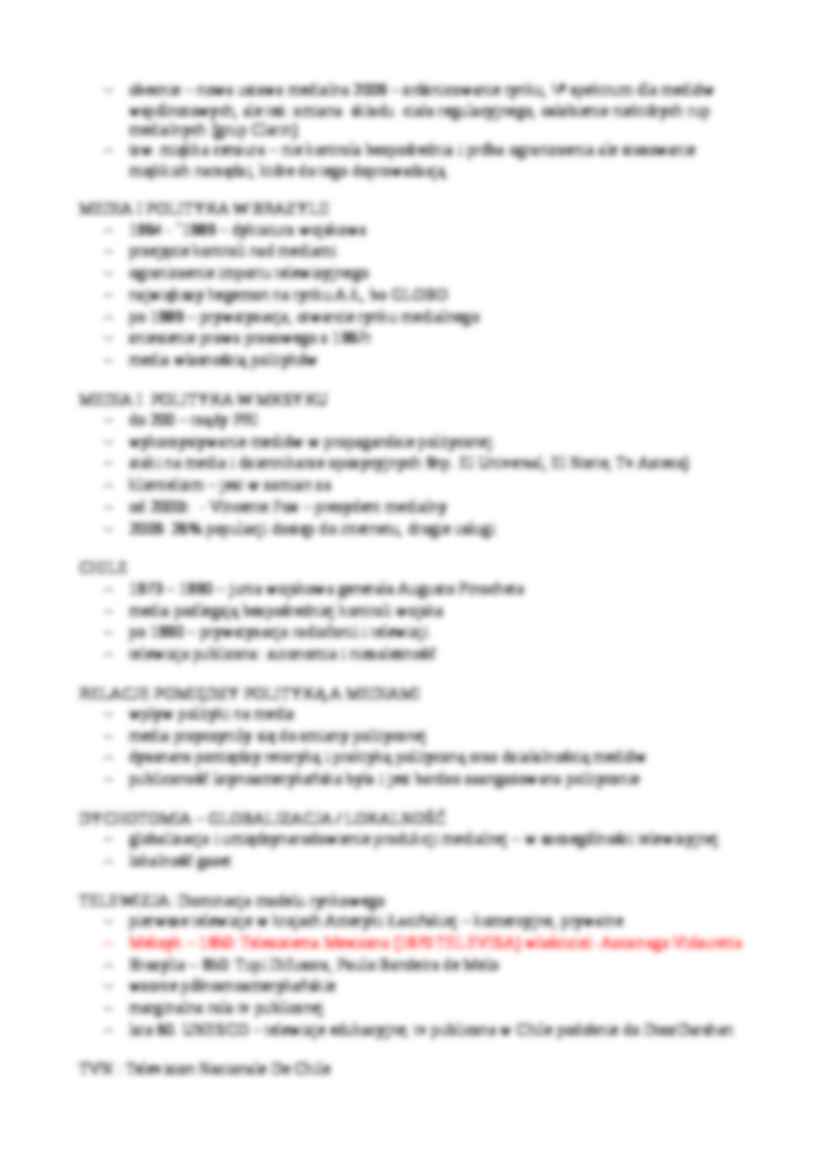 media w Ameryce Łacińskiej - Globalizacja - strona 2