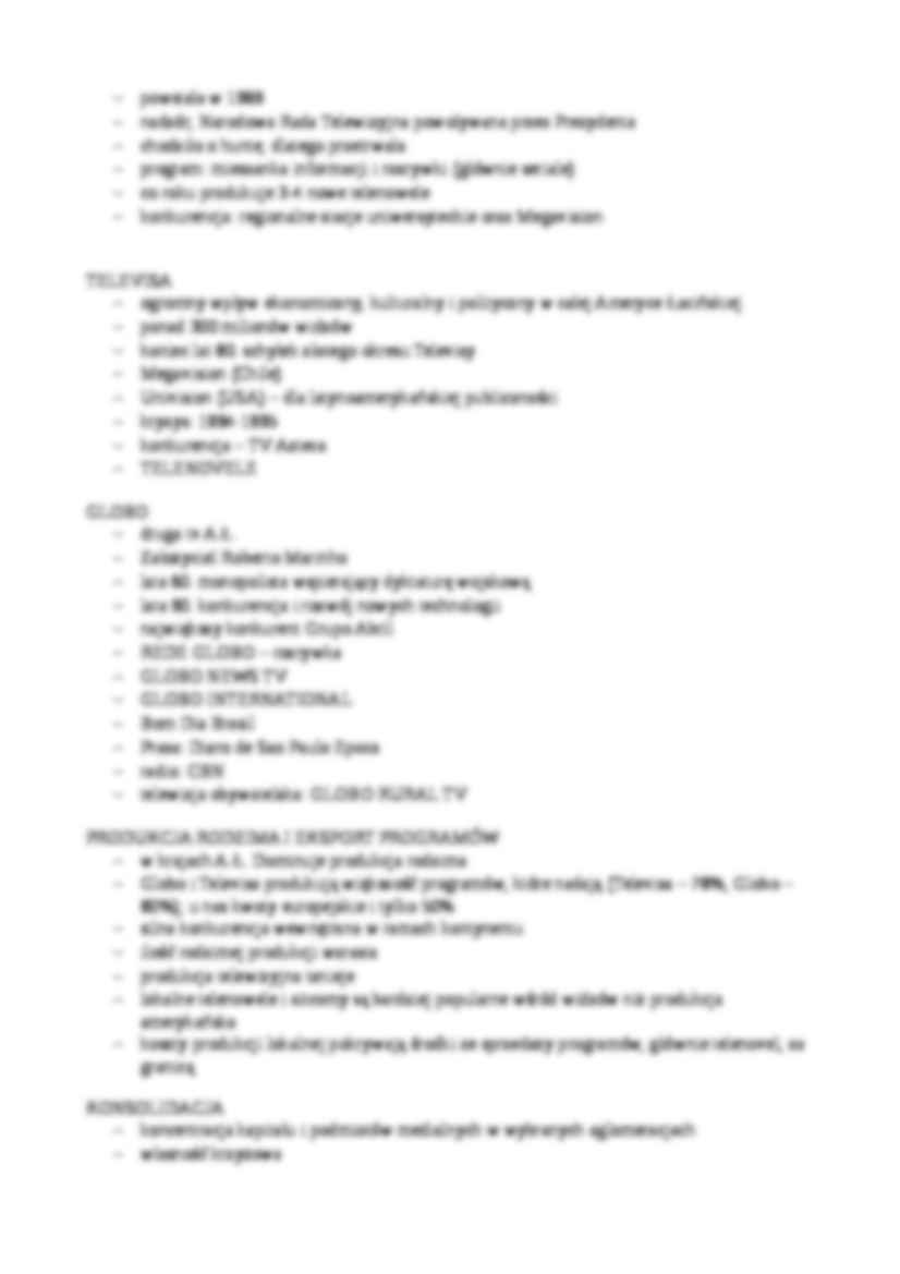 media w Ameryce Łacińskiej - Globalizacja - strona 3