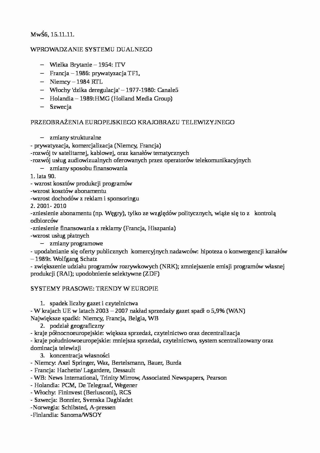 systemy prasowe i ich transformacje - strona 1