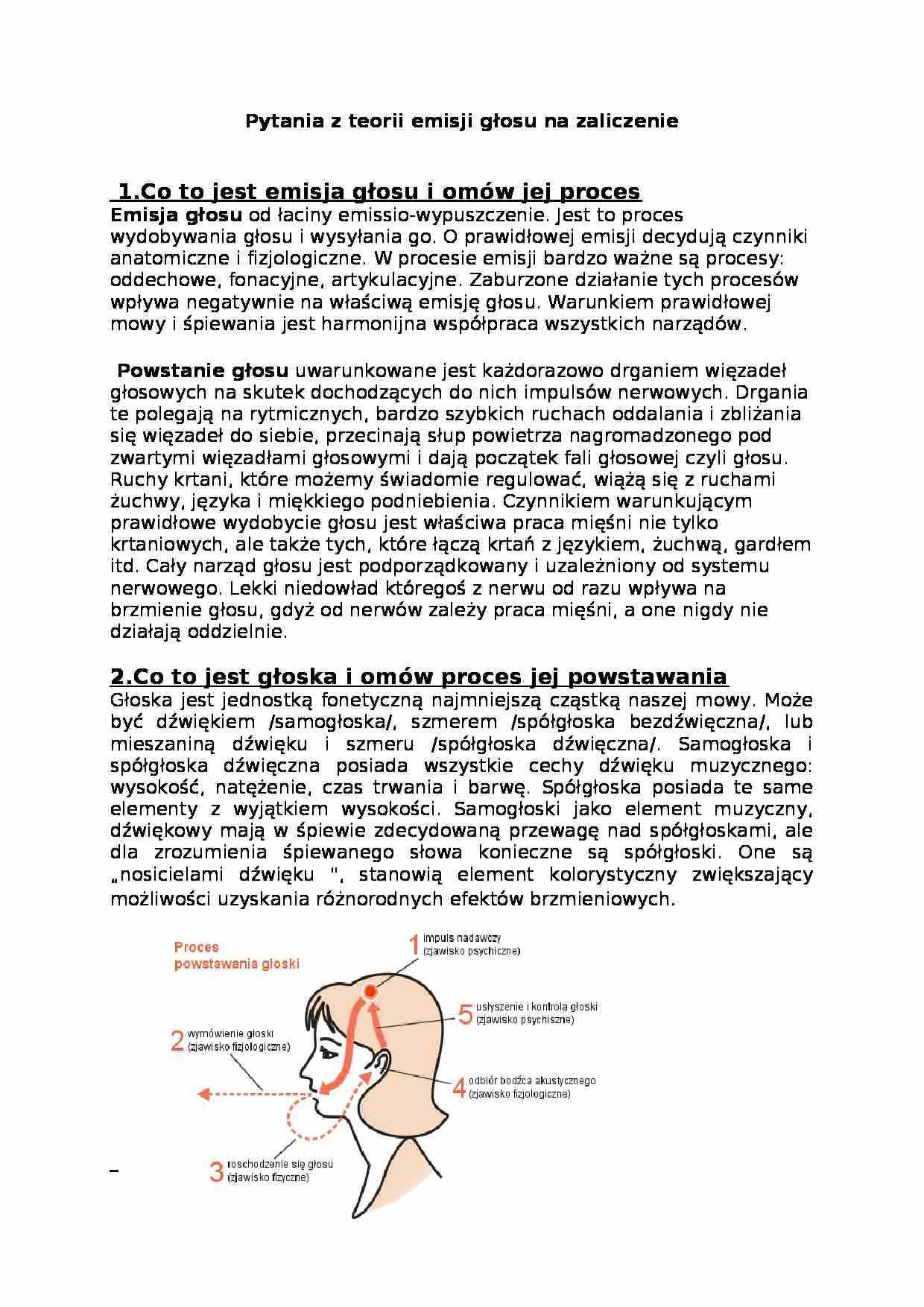 pytania i odpowiedzi emisja głosu - strona 1
