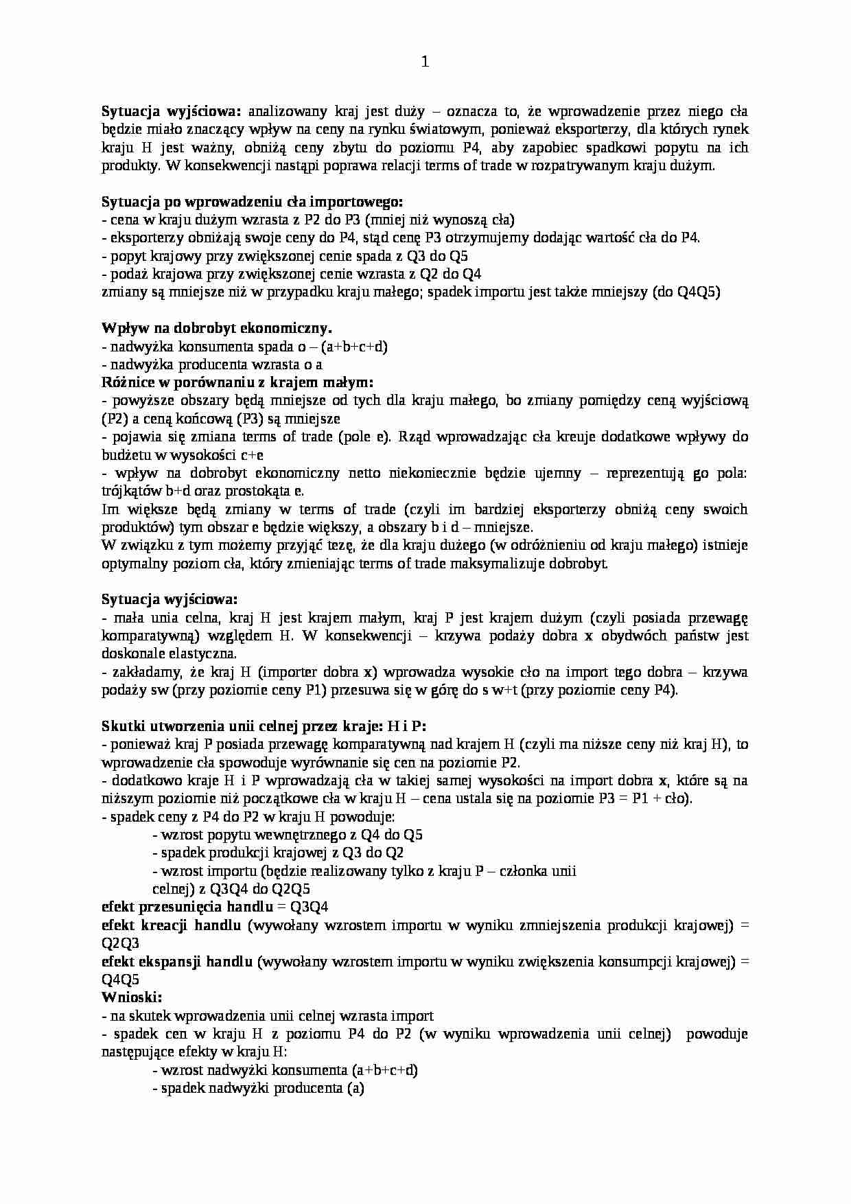Unia celna - strona 1