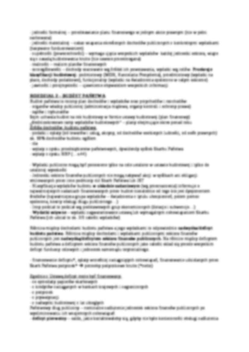 Finanse notatki - Środki publiczne - strona 3