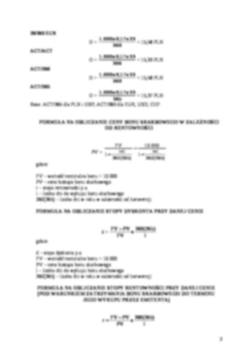 Rynek pienieżny - wzory - strona 2