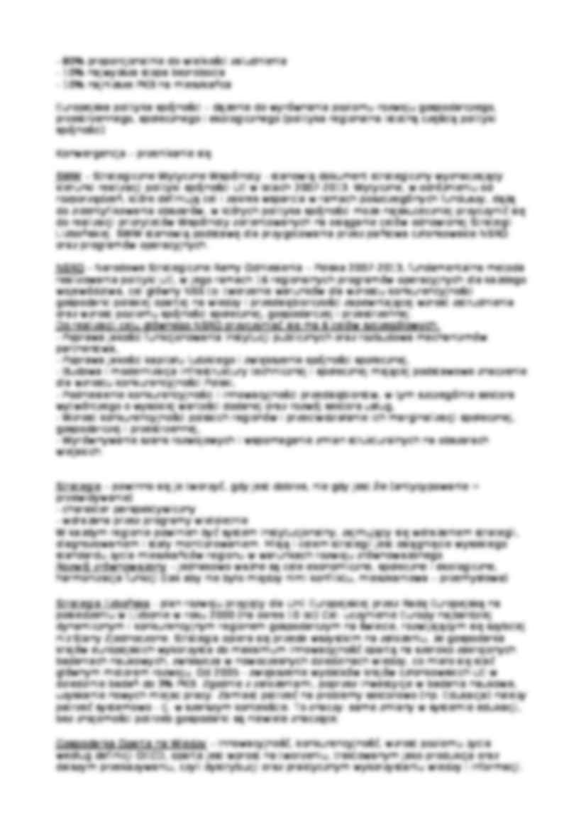 gospodarka regionalna notatki z zajęć - strona 2