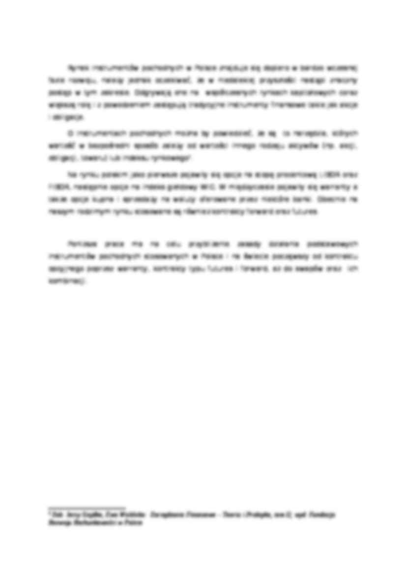 Finanse przedsiębiorstw - Instrumenty pochodne - strona 2