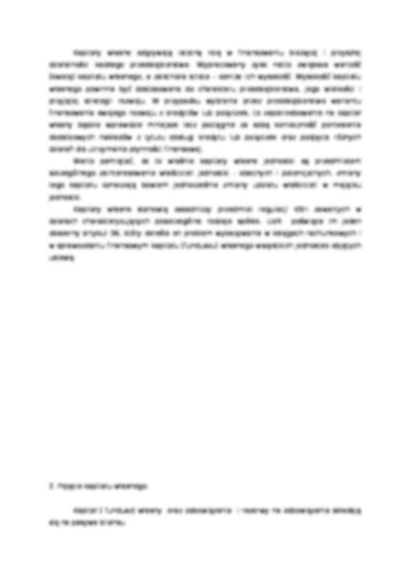 Finanse przedsiębiotstw. Istota kapitału własnego - strona 2