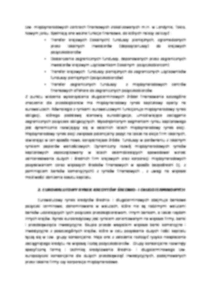 Międzynarodowe rynki kapitałowe-źródło finansowani - strona 3