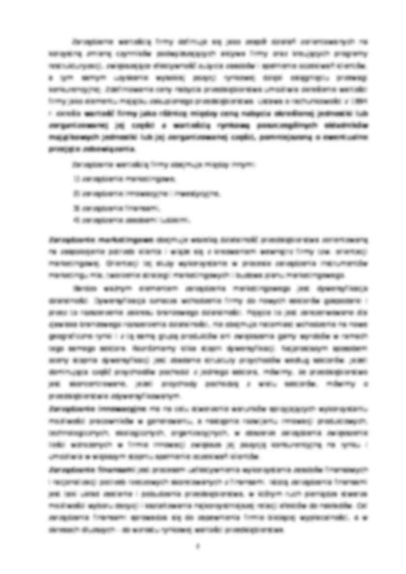 Zarządzanie wartością przedsiębiorstwa - strona 2