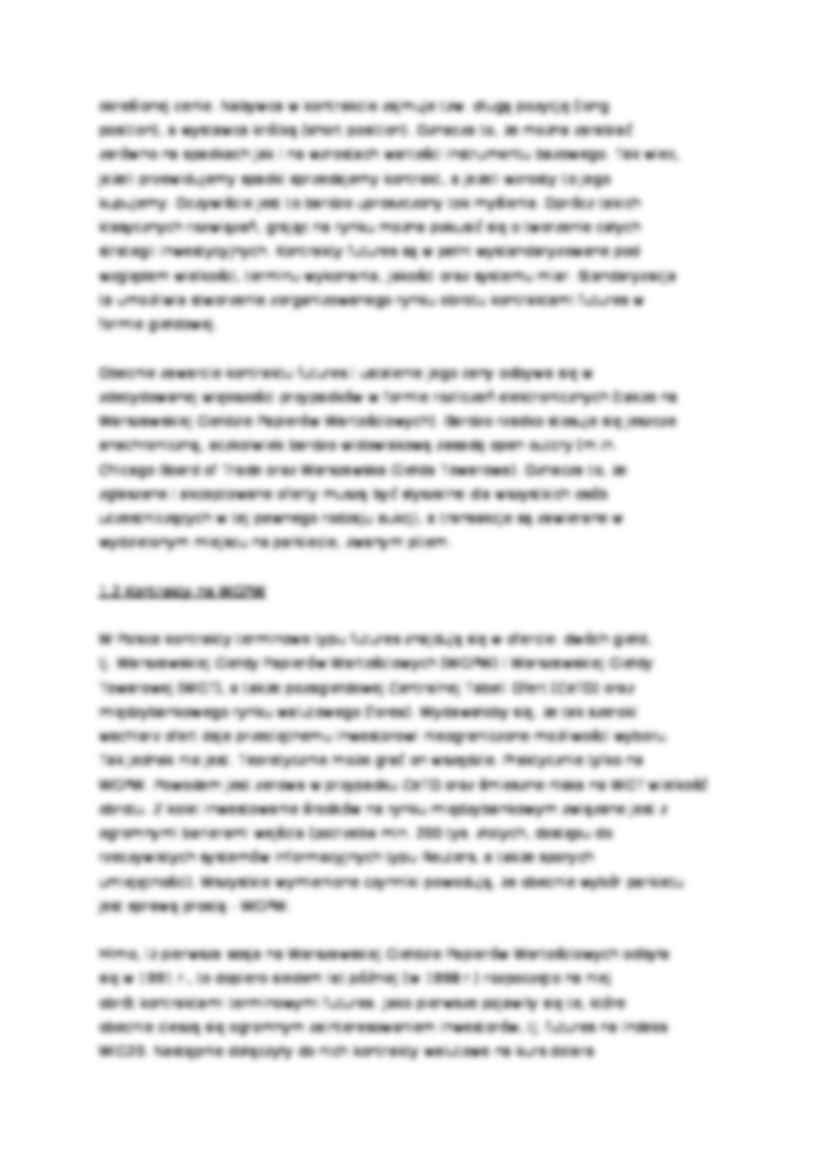 Finanse przedsiebiorstw - Kontrakty futures - strona 2