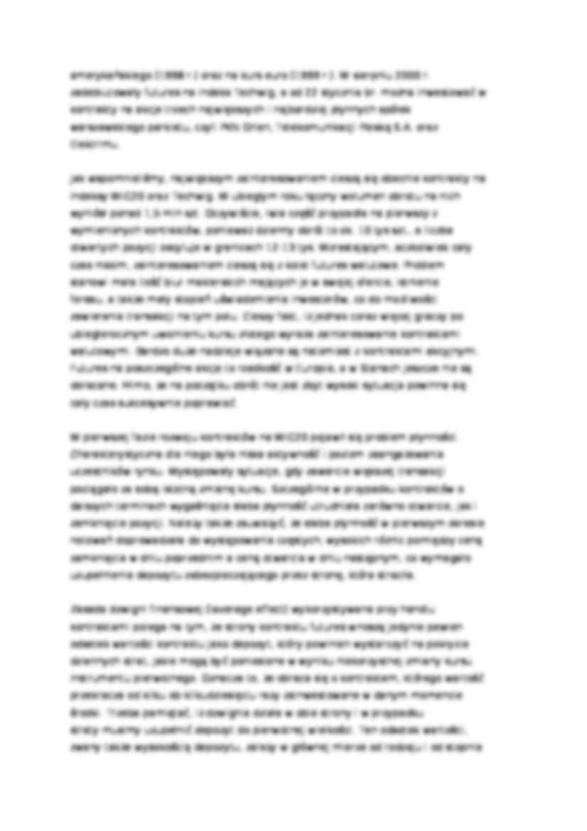 Finanse przedsiebiorstw - Kontrakty futures - strona 3