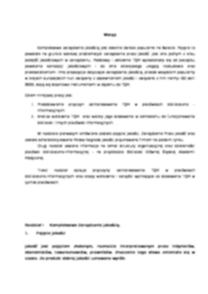 Techniki TQM - projekt - strona 2