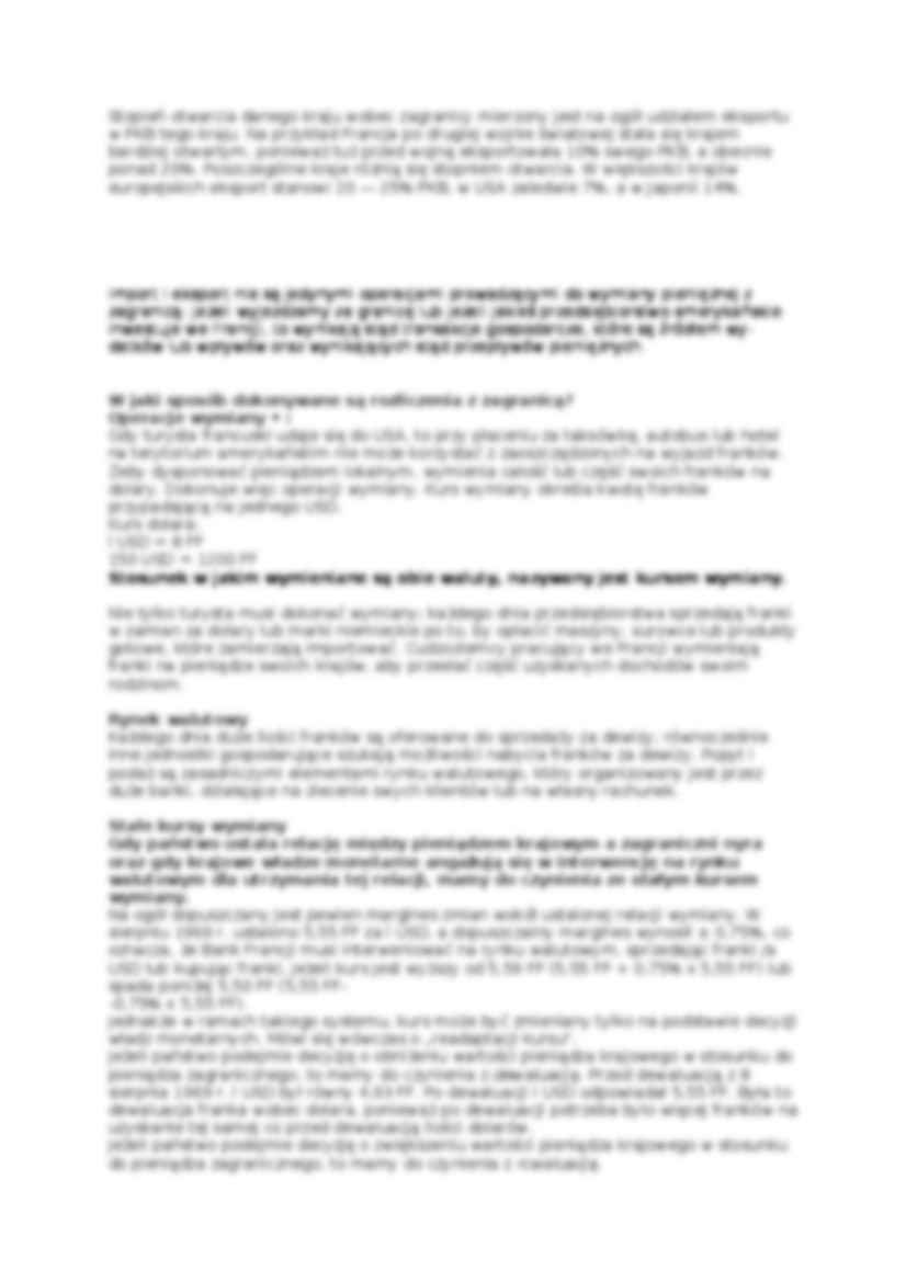 Bilans płatniczy i wymiana miedzynarodowa - gospodarka - strona 2