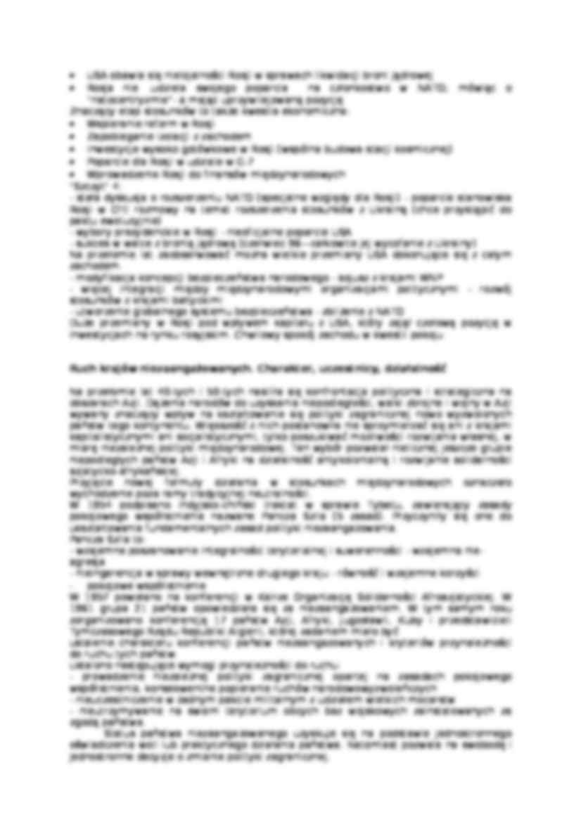 Stosunki międzynarodowe - podstawowe informacje - strona 3