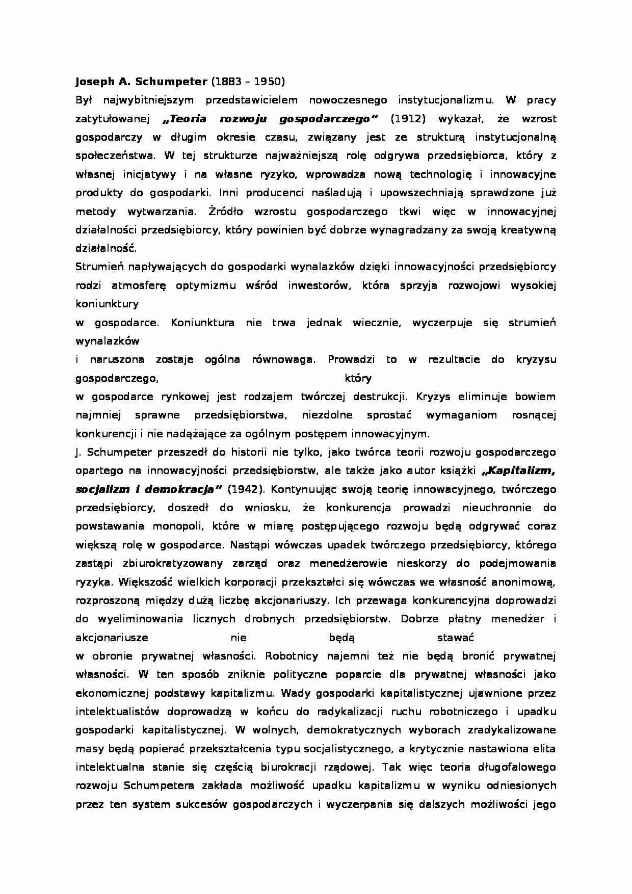 Historia myśli ekonomicznej  - Teorie i postacie - strona 1