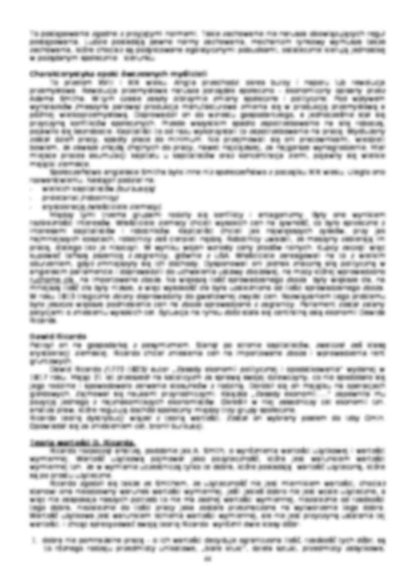 Historia myśli ekonomicznej  - Adam Smith cz1 - strona 2