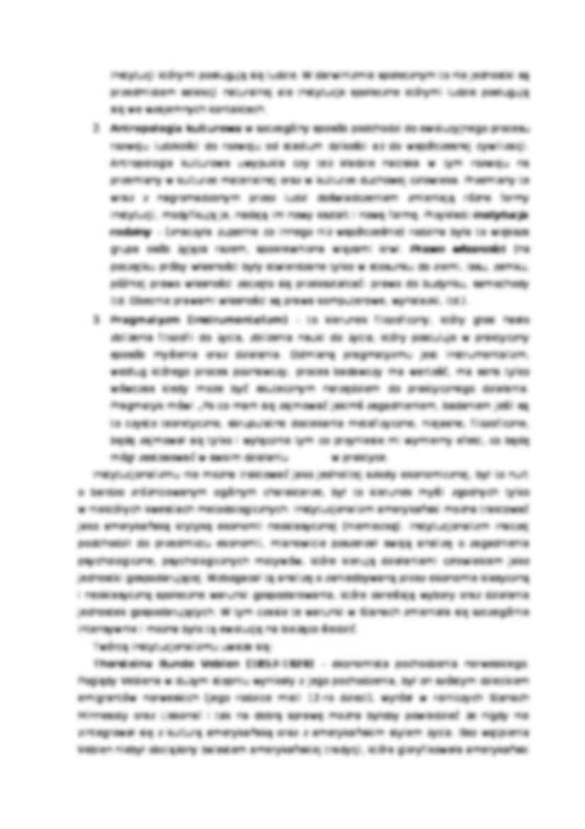 Historia myśli ekonomicznej - instytucjonalizm - strona 2