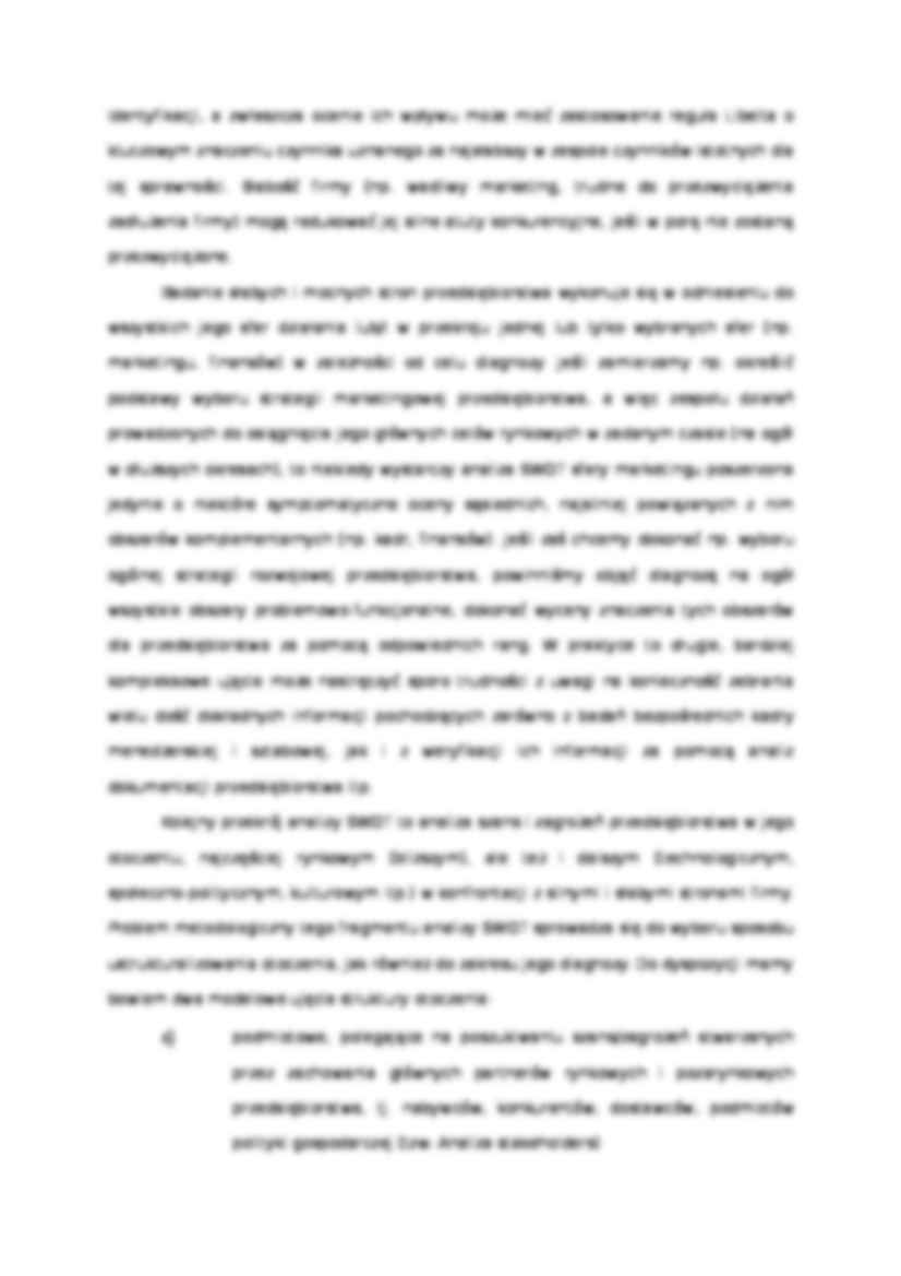 Analiza SWOT - projekt przykładowy - strona 3