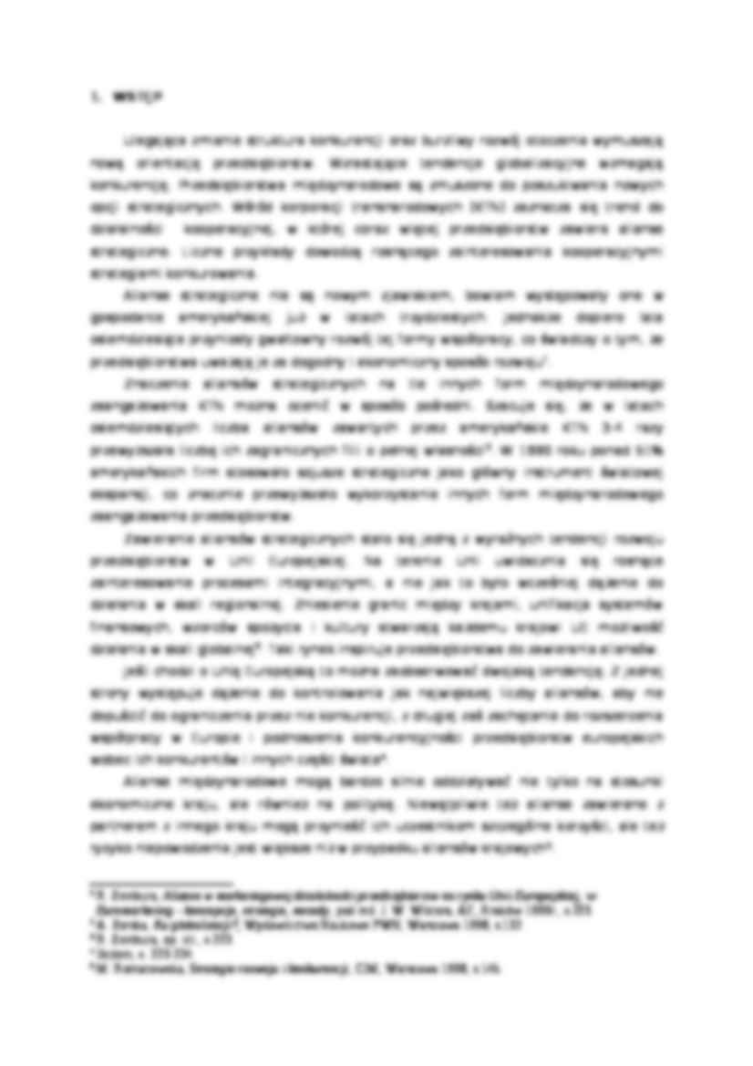 Zarządzanie strategiczne i Alianse strategiczne - strona 2