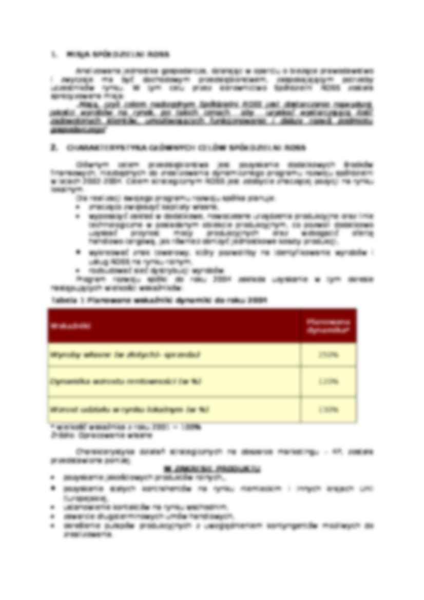 analiza strategiczna spółdzielni - projekt - strona 3