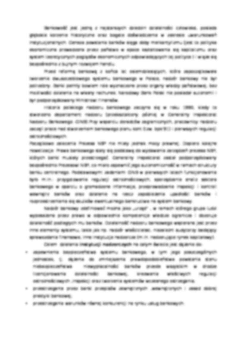 Znaczenie nadzoru bankowego - strona 2