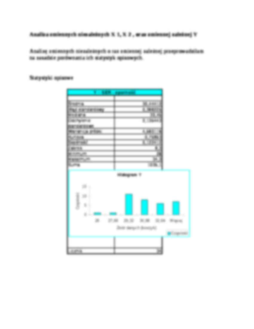 Ekonometria - regresja wieloraka - Analiza zmiennych - strona 3